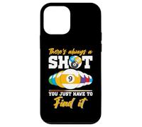 There's Always A Shot - Biliardo con 8 palline da biliardo, da uomo Custodia per iPhone 12 mini