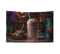 There's Candy in The Milkshake Flag 119,4 x 177,8 cm No Fade Bandiera di benvenuto Giardino Cortile Casa Bandiere Decorative Garden Yard Cartello Interno Esterno Banner Party Home Decor