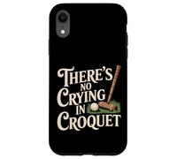 There's No Crying In Croquet Partita sportiva sul prato - Custodia per iPhone XR