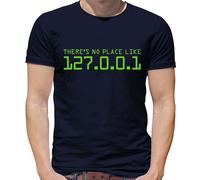 There's No Place Like 127.0.0.1 - T-Shirt - Smanettone - da Nerd