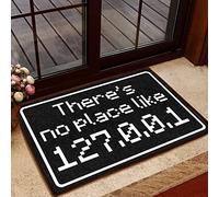 There'S No Place Like 127.0.0.1 Zerbino Asciugapassi Assorbente Zerbino Ingresso Confortevole Tappeto Entrata Per Esterno Corridoio Vasca 40X60 Cm