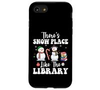Theres Snow Place Like The Library Divertente Bibliotecario Natale Custodia per iPhone SE (2020) / 7 / 8