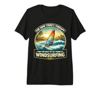 Theres Therapy per Il Resto c'è Windsurf Windsurfer Maglietta Premium