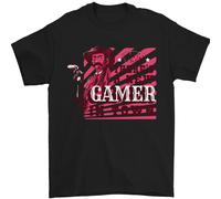 Theres Un Nuovo Gamer IN Città Gioco Uomo T-Shirt 100% Cotone