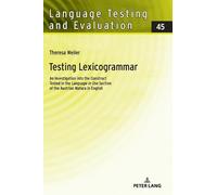 Theresa Weiler Testing Lexicogrammar (Copertina rigida)