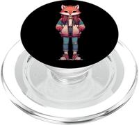 Therian Fox Masked Kids Adventure Animal Gioco di ruolo PopSockets PopGrip per MagSafe