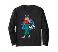 Therian Girl Fox Lady Furries Peloso Orecchio Alter Kin Otherkin Maglia a Manica
