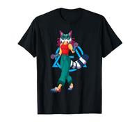 Therian Girl Fox Lady Furries Peloso Orecchio Alter Kin Otherkin Maglietta