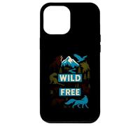 Therian Pride Wild & Free Wolf Peloso Custodia per iPhone 12 Pro Max