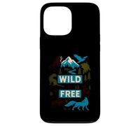 Therian Pride Wild & Free Wolf Peloso Custodia per iPhone 13 Pro Max
