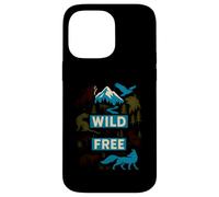 Therian Pride Wild & Free Wolf Peloso Custodia per iPhone 14 Pro Max