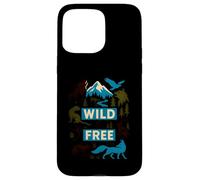 Therian Pride Wild & Free Wolf Peloso Custodia per iPhone 15 Pro Max