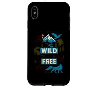 Therian Pride Wild & Free Wolf Peloso Custodia per iPhone XS Max