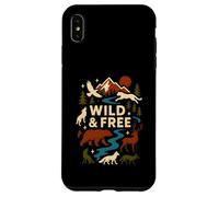 Therian Pride Wild & Free Wolf Peloso Custodia per iPhone XS Max