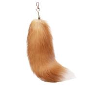 Therian Tail - Coda di volpe Therian Therian 40 cm con chiusura | Coda Therian soffice e fluffy | Portachiavi per cosplay e donne adulti borsa backpack, giocattolo per bambini e gatti., Volpe