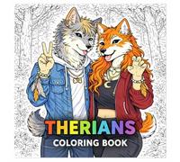 Therians coloring book: Therian coloring