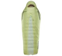 Therm-a-Rest - Boost 650 32F/0C - Sacco a pelo in piuma 183 cm - Regular Wide Zip: Left verde