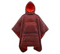Thermarest - Poncho versatile e resistente all'acqua - Honcho Poncho Mars Red - rosso rosso