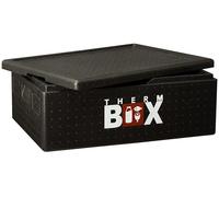 THERM BOX Scatola di polistirolo grande 40 litri con vano refrigerante Scatola isolata Thermobox Warmhaltebox Kühlbox Thermobehälter GN Interno: 53,9x34x21,9cm Riutilizzabile