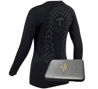 Therm-ic Ultra Caldo Damen-Baselayer Lunghe + Batteria Riscaldata Nero