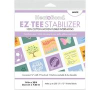 Therm O Web Heat n Bond EZ-TEE Fusibile Tessuto 14" x 25ft Bianco/Nero