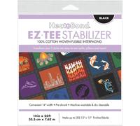Therm O Web Heat n Bond EZ-TEE Fusibile Tessuto 14" x 25ft Bianco/Nero