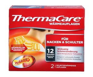 ThermaCare 2 cerotti termici per collo, spalle e polso, per alleviare efficacemente il dolore al collo, prodotto originale Angelini Pharma Germania
