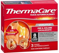 ThermaCare Versatile, 3 Fasce Autoriscaldanti per Dolore Localizzato su Schiena, Braccia e Gambe, 8 Ore di Calore Costante, Sollievo fino a 16 Ore, Cerotti Riscaldanti Monouso Senza Farmaci