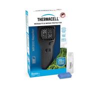 Thermacell MR300 - Protezione per zanzare e moscerini, leggera e portatile, senza profumo e DEET, zona di protezione di 20 m², include 1 repellente + cartuccia carburante per 12 ore + 3 tappetini,