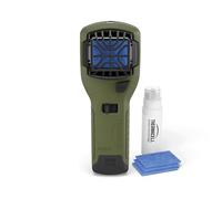 Thermacell Repellente Antizanzare Portatile, Per Esterno, Giardino e Patio, Protezione Efficace 21m², Inodore, Include 12 Ore di protezione, 1 Cartuccia + 3 Piastrine, Verde Oliva
