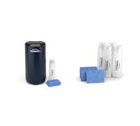 Thermacell Repellente Antizanzare Mini Halo + Ricarica, Protezione 21 m², Durata 60 Ore, Inodore, Blu Navy