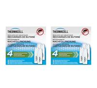 Thermacell - Set di 8 cartucce di gas butano per scudo diffusore e lanterna anti zanzare, effetto rapido, inodore