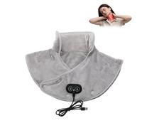 Thermaease Pro Heating Pad, Lifweb Thermaease Pro for Neck Shoulder Back Pain Relief, Electric Heating Pad with 3 Temp and Massage, Electric Heat Pad Gifts for Women Men (gery)