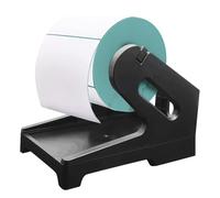 Thermal Barcode Printer External Bracket, Stack Paper Organizer, Shipping Label Roll Holder,5.35 x 5.94in Ideal for Efficient Label Storage and Paper Support