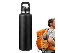 Thermal Bottle - Insulated Water Bottle | Stainless Steel Mountaineering Driving Water Tumbler For Hot And Cold Drinks With Leak-Proof Lid For Running, Sports & Cycling