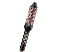 Thermal Brush - Heated Round Brush | Curling Iron | Interchangeable Ceramic Curling Wand for Variety Hair Styles Fast Heating Comb Hair Styling Tools for Women Long Short Straightening