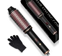 Thermal Brush - Spazzola termica 38 mm, con display LCD 3 in 1, 120 - 210 ℃, aumentare il volume dei capelli, ricci sciolti, capelli lisci, dimensioni leggere e compatte, utilizzato come pettine