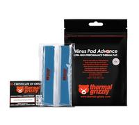Thermal Grizzly Minus Pad Advance - Confezione da 4 cuscinetti di interfaccia termica, 120 x 20 x 3 mm, elettricamente non conduttivo, alta conducibilità termica e comprimibilità per SSD, GPU ed