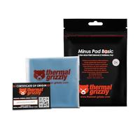 Thermal Grizzly Minus Pad Basic - Confezione da 2 cuscinetti di interfaccia termica, 100 x 100 x 1,0 mm, elettricamente non conduttivo, alta conducibilità termica e comprimibilità per SSD, GPU ed