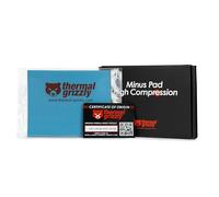 Thermal Grizzly Minus Pad High Compression - Confezione da 2 cuscinetti di interfaccia termica 120 x 100 x 5,0 mm, elettrico non conduttivo, alta conducibilità termica e alta comprimibilità per SSD