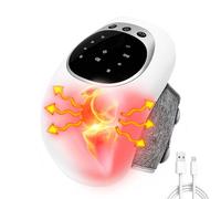 Thermal Knee Wrap - Heated Massager for Relaxing Comfort | Soft Fabric with LED Display, Adjustable Vibration Brace, Electric Warmer Support for Grandma Grandpa Dad Seniors