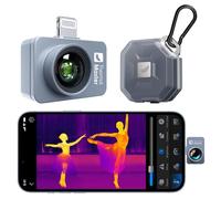 Thermal Master P2 Pro Telecamera termica per iPhone a infrarossi con obiettivo macro, risoluzione Super IR 512 x 384, 15 x zoom Thermal Camera adatta per iPhone Series (incl. 15/16), con custodia