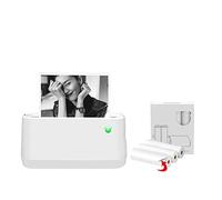 Thermal Photo Printer Pocket Mini Label Receipt Sticker Note Printer (Color: 304DPI Add 6Paper)