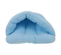 Thermal Plush Pet Snuggle Sack Sky Blue Durable Small Animal House