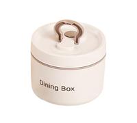 Thermal Soup Jar - Hot Food Container with Spoon, Leakproof Lunch Box, Large Capacity Snack Holder | School Travel Portable Meal Storage, Insulated Food Carrier, Durable Construction, Easy Handle