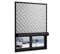 Thermal Window Blanket - Heavy Duty Oxford Cloth Insulation Curtain, Roll Up Blackout Heat Retention Cover, Noise Riducing Shield | Comfortable Indoor Climate Improvement Accessory For Apartment