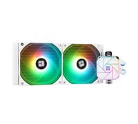 Thermalright AQUA ELITE 240 Bianco V3 Liquid CPU Cooler, 240 file di raffreddamento dimensioni, 2 ventole PWM da 120 mm, cuscinetti S-FDB, per AMD/AM4/AM5, INTEL LGA1150/1151/1155/1156/1200/2011/1700,