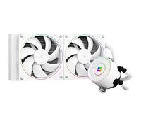 Thermalright Aqua Elite 240 V5 ARGB - Raffreddatore liquido CPU bianco 240 mm, 2 ventole TL-S12-W PWM, per AM4/AM5, Intel LGA115X/1200/1700/1851 AIO