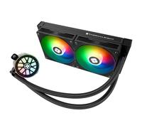 Thermalright AQUA ELITE 240 V6 ARGB Black-CPU, efficiente pompa controllata PWM, per AM4/AM5, Intel LGA1150/1151/1200/2011/1851/1700, raffreddato ad acqua integrato, nero