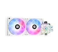 Thermalright AQUA ELITE 240 White V3 Dissipatore a liquido per CPU, dimensioni radiatore 240 mm, 2 ventole PWM da 120 mm, per AM4/AM5, IntelL LGA115x/1200/1700/1851, raffreddatore CPU AIO da desktop